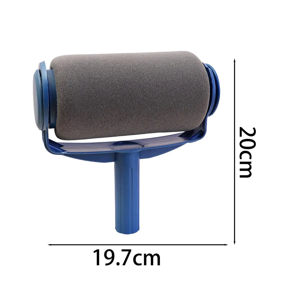 Drum Brush with Built-in Storage Easy-to-fill for Floors Wall Paint Refinish Handheld Paint Roller Household Paint Application