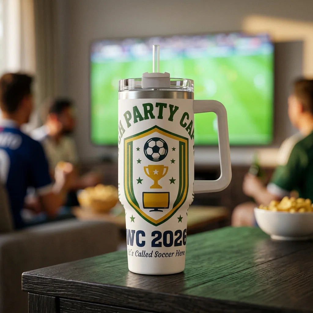 2026 Soccer Watch Party Water Cup,  To Keep Water Cold/hot for Indoor or Outdoor Use,ideal Holiday Gift