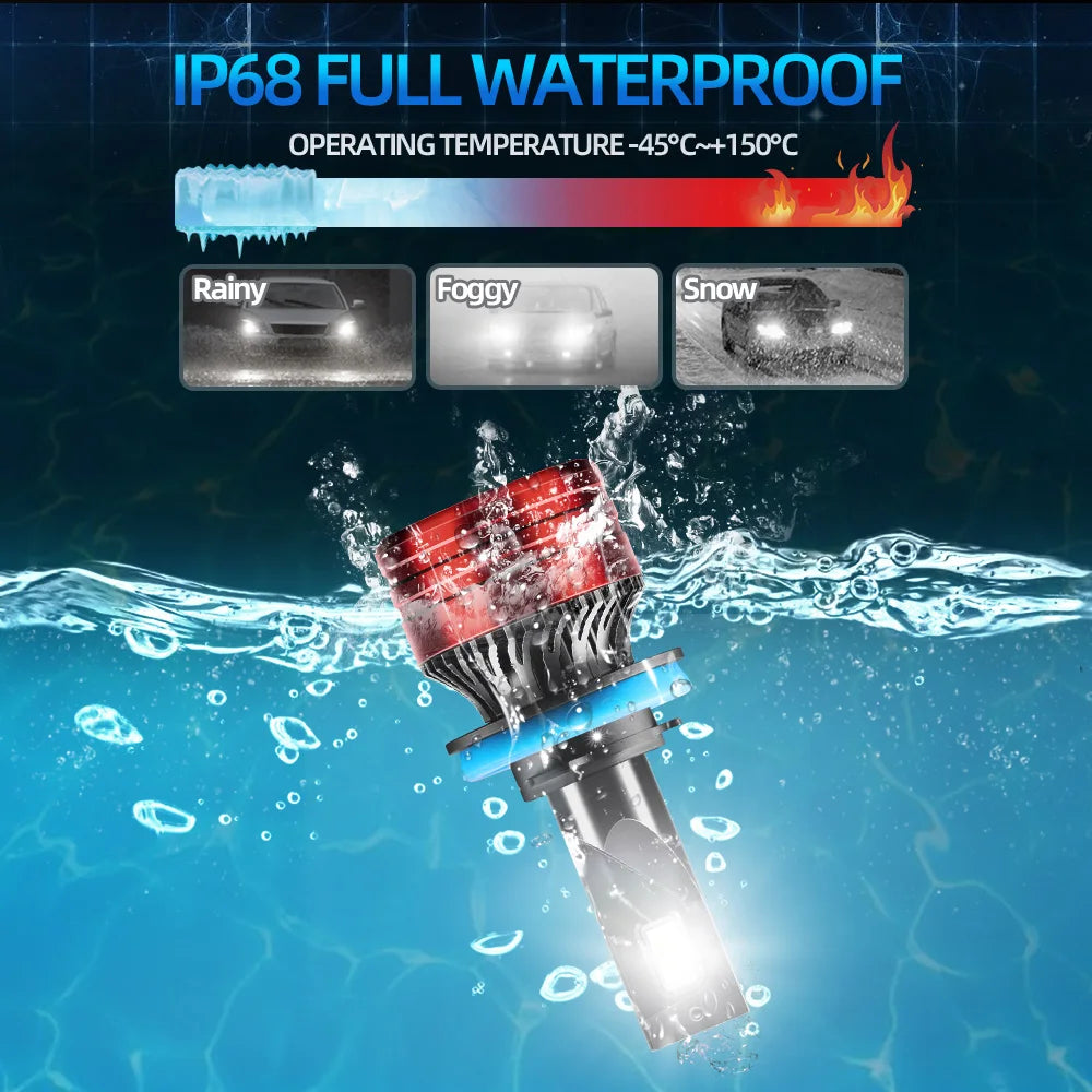 120W LED Headlight Bulb 20000LM 6500K Light For Land Rover Range Rover Sport L320 2005 2006 2007 2008 2009 2010 2011 2012 2013