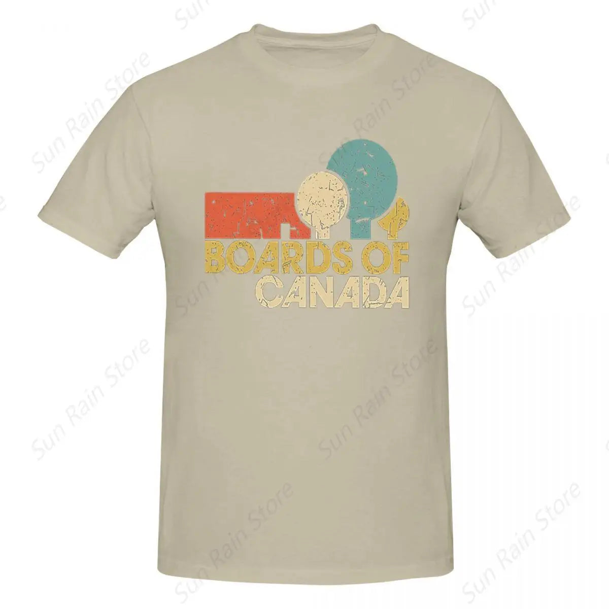 BOARDS OF CANADA In Cramped Quarters T-Shirt for Men Cotton Oversized T Shirts Men's Short Sleeve O-Neck Summer Clothes Tops