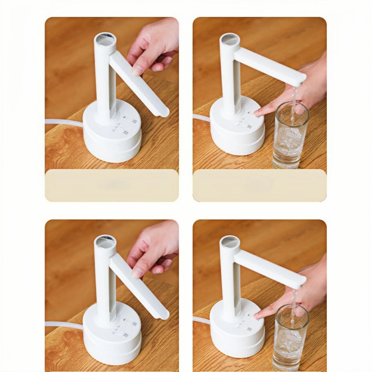 Electric Wireless Pumping Water USB Charge Portable Water Dispenser For 5 Gallon Bottle With Extension Hose Barreled Tools