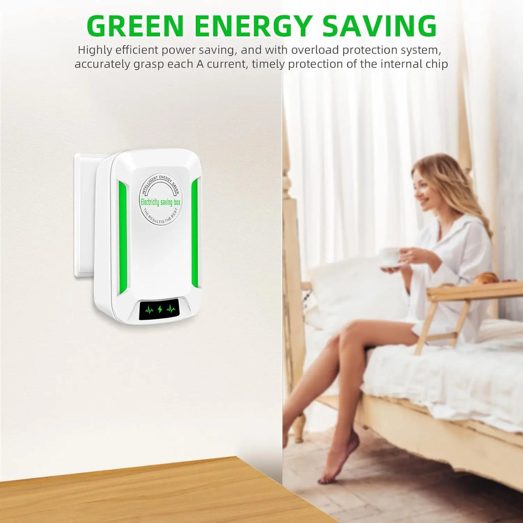 GITFOS Electricity Energy Saver Power Save 90V-250V Home Office Energy Saving Plugs US/UK/EU Stable Voltage Electricity Save Box
