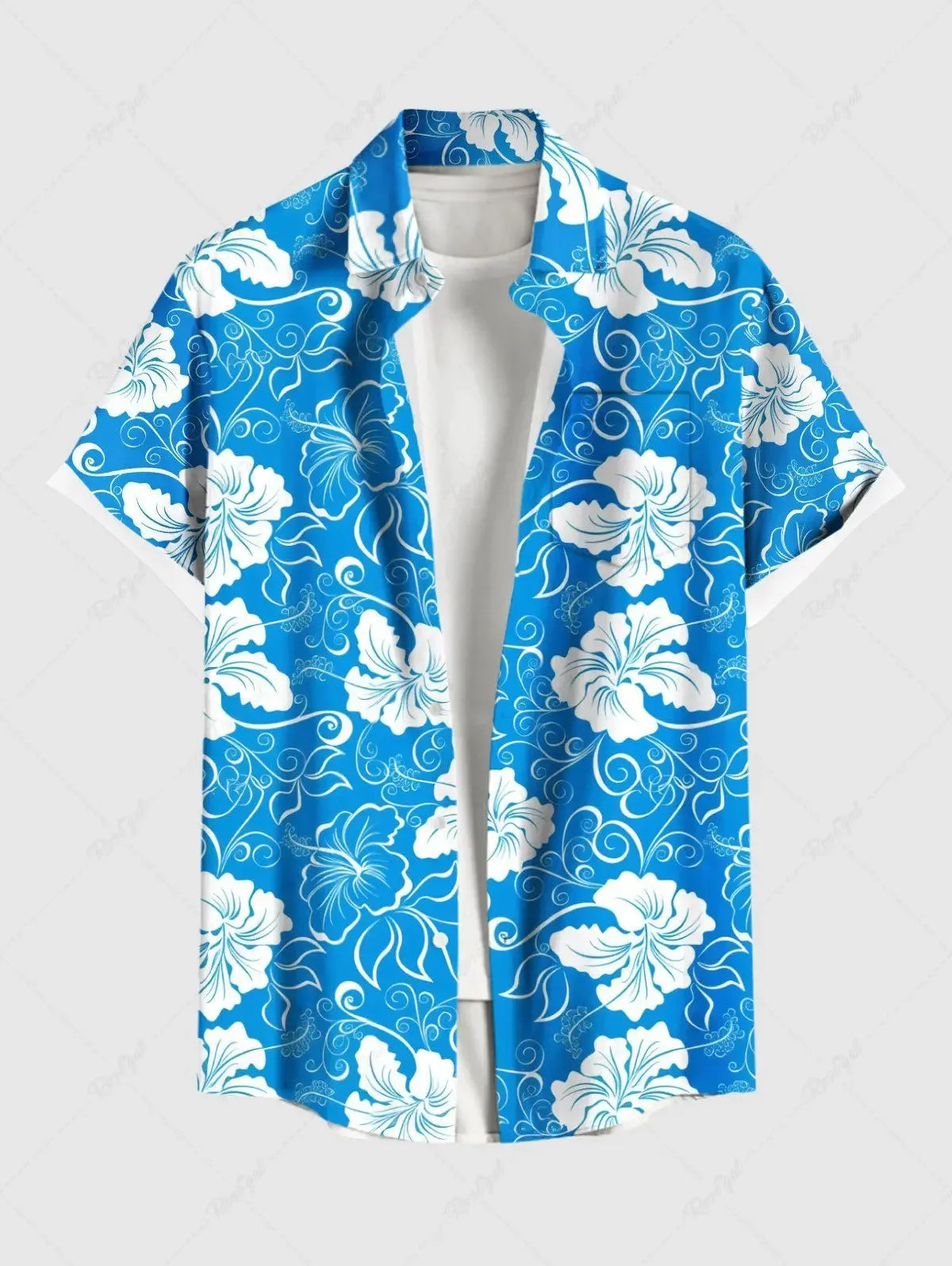 Summer Tiki Men'S Hawaiian Shirt 3D Printed Short Sleeved Button Down Lapel Shirt Oversized Tops Casual Aloha Shirts Man