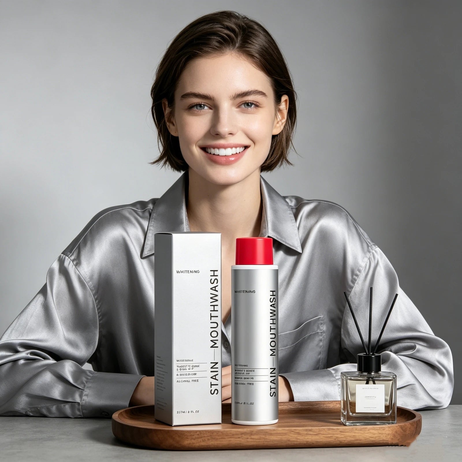 Teeth Whitening Mouthwash Clean Plaque Stains Teeth Brightening Fresh Breath Daily Oral Rinse Care Tooth Stain Removal Mouthwash