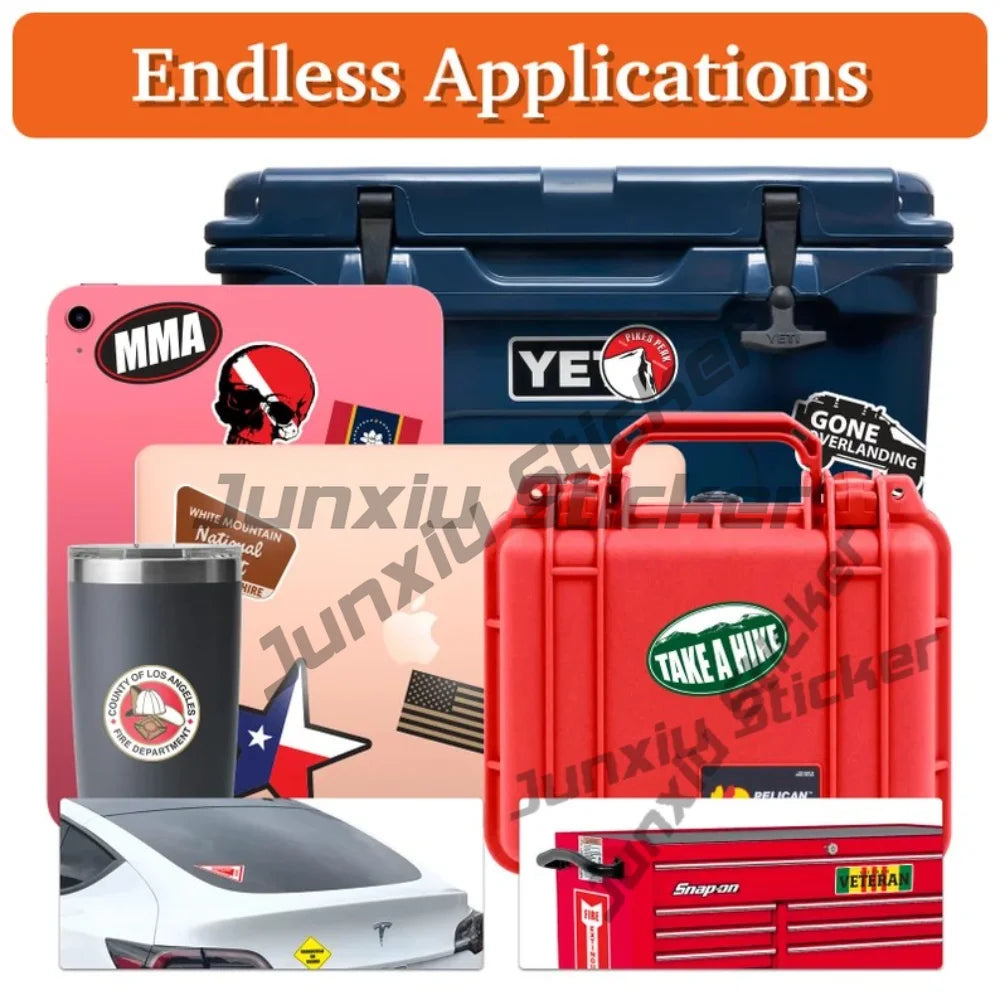 Ghana Flag Sticker Oval-shaped White and Black Country Unique Trunks Laptops Waterproof Scratch Resistant Auto Accessories