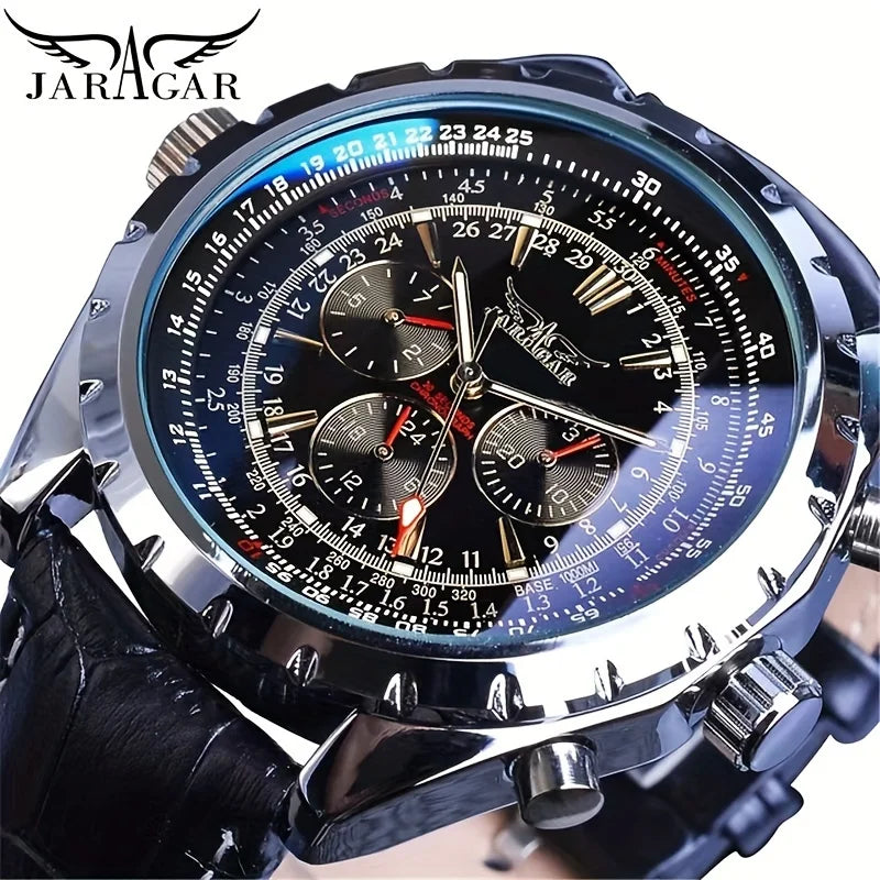 High-End Men's Watches Are a Stylish and Practical Mechanical Timepiece, Made of Stainless Steel, Featuring a Hollow Design and a Large Dial. Its Attractive Appearance Makes It Suitable for Everyday Gifts, and It Does Not Req
