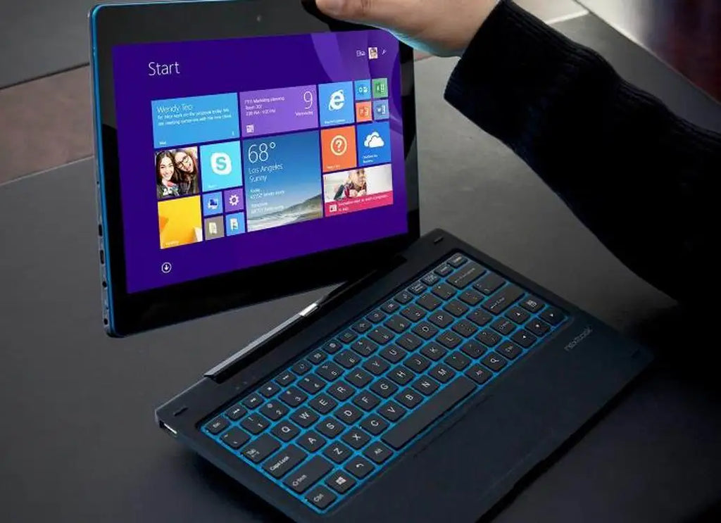 Hot Sales 11.6'' Windows 10 Tablet PC 2GB DDR+64GB 2 in1 Docking Keyboard G12 Z8350 CPU 1366*768 IPS Touch Quad Core Dual Camera