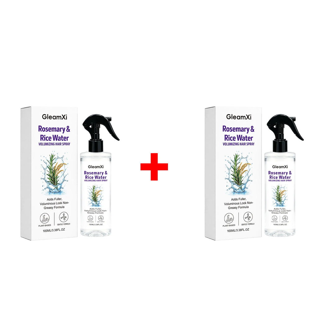 Rosemary & Rice Water Volumizing Hair Spray Lightweight Hydrating Strengthening Hair Root Improve Split Ends Nourish Hair Care