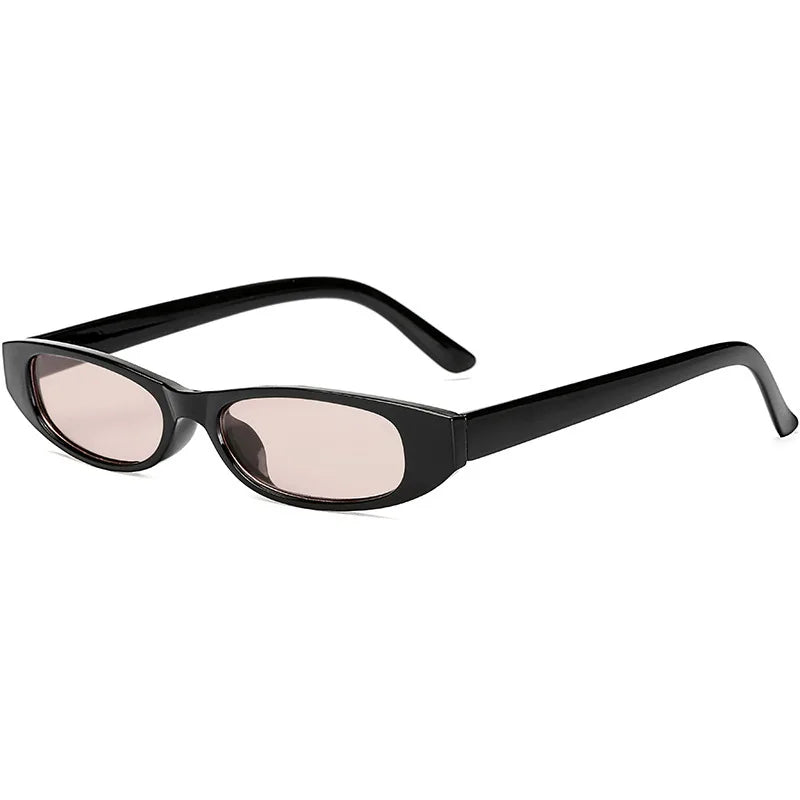 Y2K Classic Vintage Small Frame Sunglasses Women For Men Luxury Brand Design Sun Glasses Punk Popular Hip Hop Oval Shades UV400