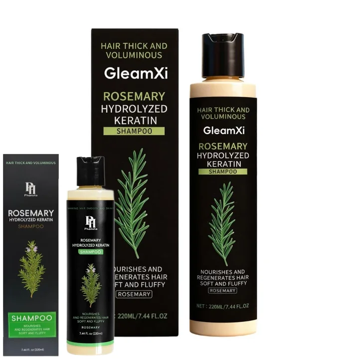 220ML Rosemary Hair Shampoo Volumizing and Thickening Strengthening and Oil Control Nourishes and Repairs Hair Oil Adds Volume