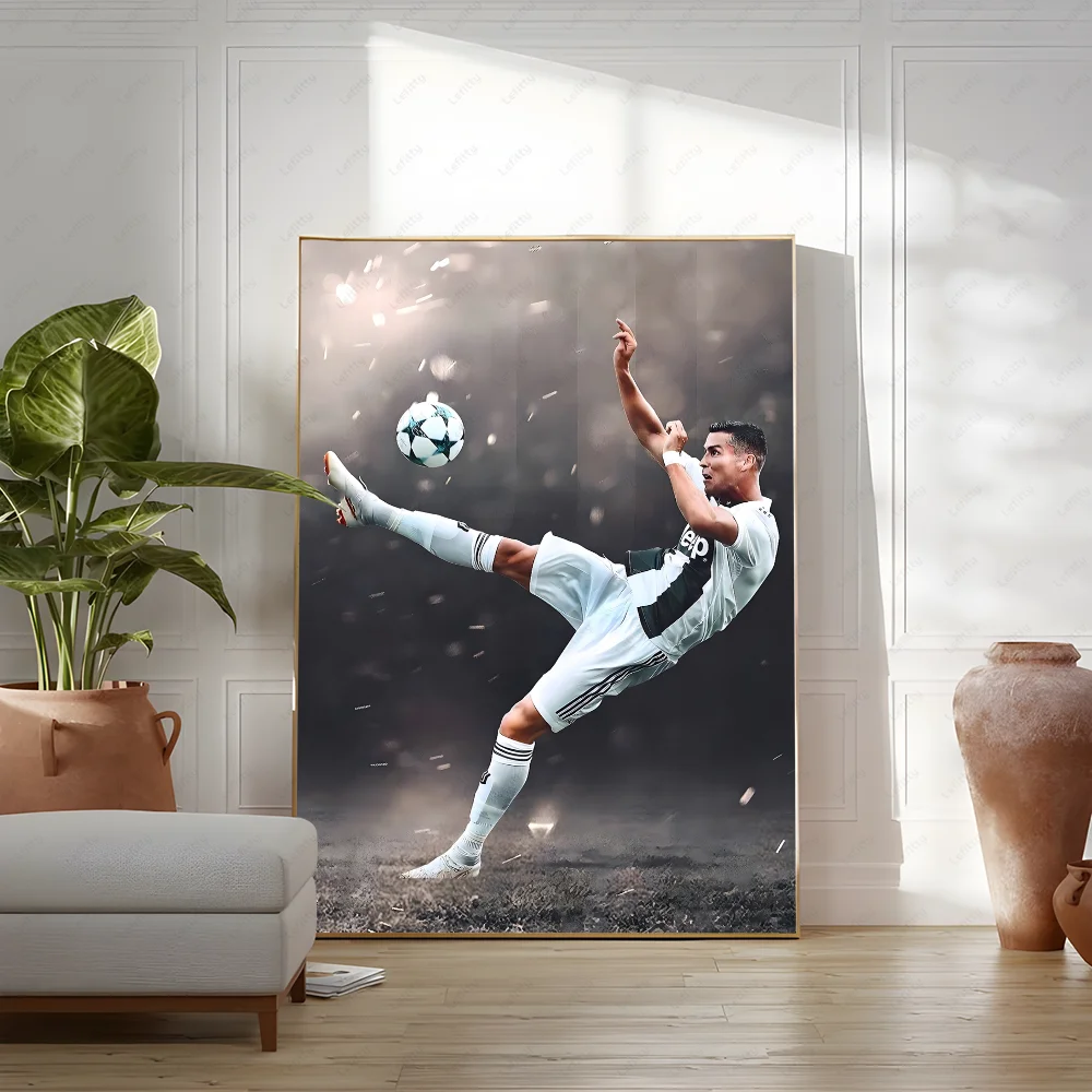 C-Cristiano R-Ronaldo CR7 Classic Vintage Poster Wall Art Painting Study Nordic Home Decor