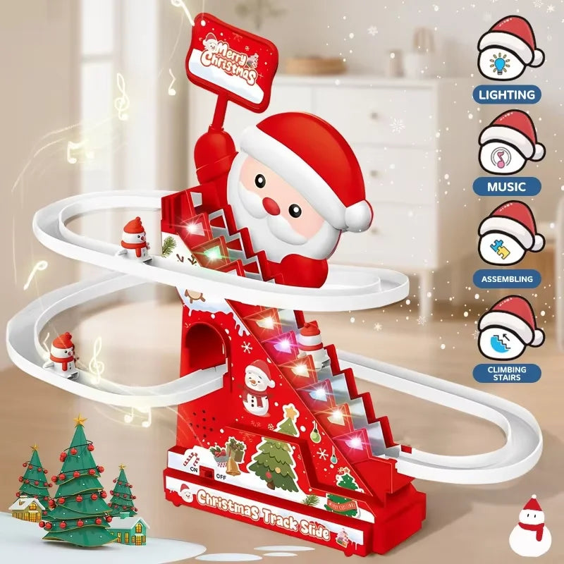 Duck Climbing Stairs Musical Toys with Lights and Music for Children Birthday Gifts Ducklings Girl Toys