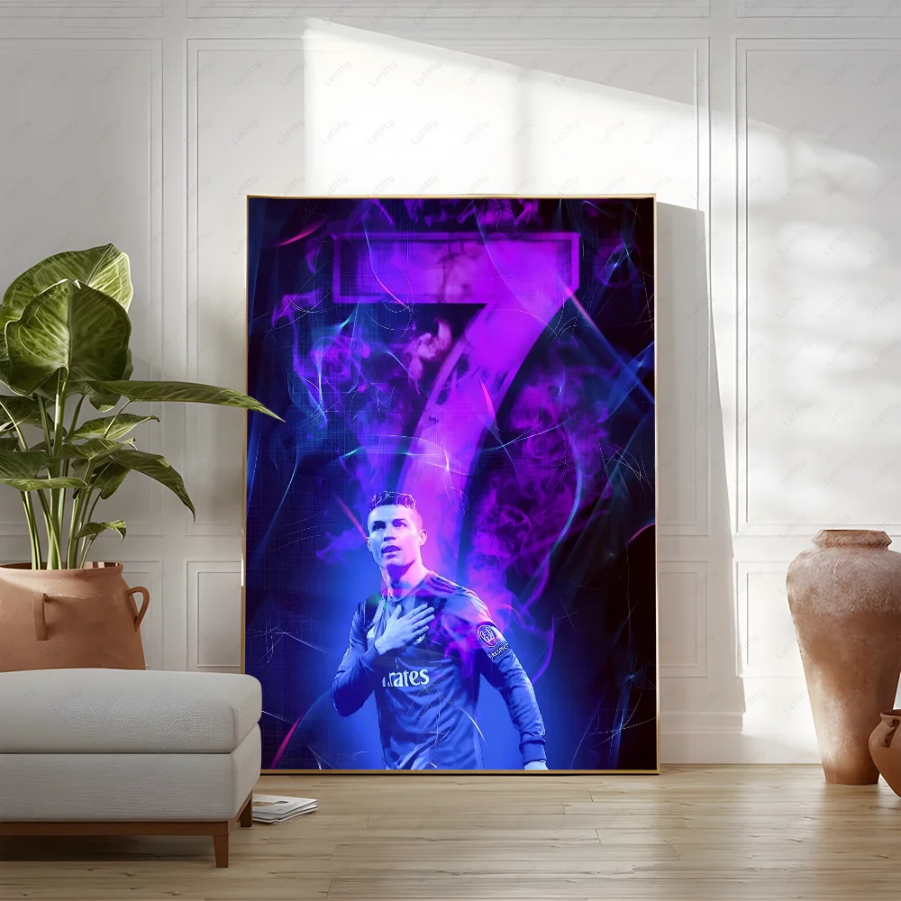 C-Cristiano R-Ronaldo CR7 Classic Vintage Poster Wall Art Painting Study Nordic Home Decor