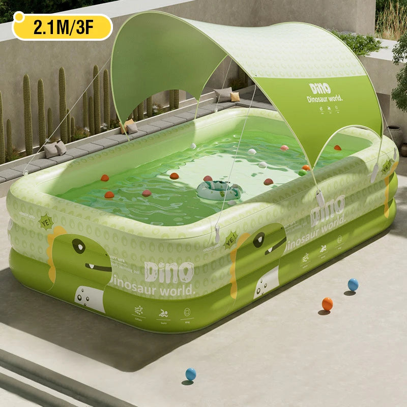 BIG Inflatable Swimming Pool baby Pools 2.6M 1.8M 1.5M Removable Above Ground  Children Large Family Party Pools Outdoor games