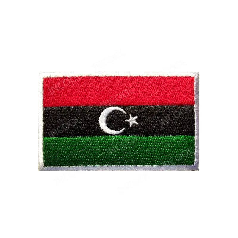 Africa Egypt Kenya Algeria Nigeria Tunisia Morocco Mauritius Guyana South Sudan Ghana Liberia Niger Congo Senegal Flag Patches
