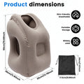 Inflatable Travel Pillow Portable Headrest Chin Support Cushions Support Neck Pillow for Airplane Car Bus Train Office Nap Rest