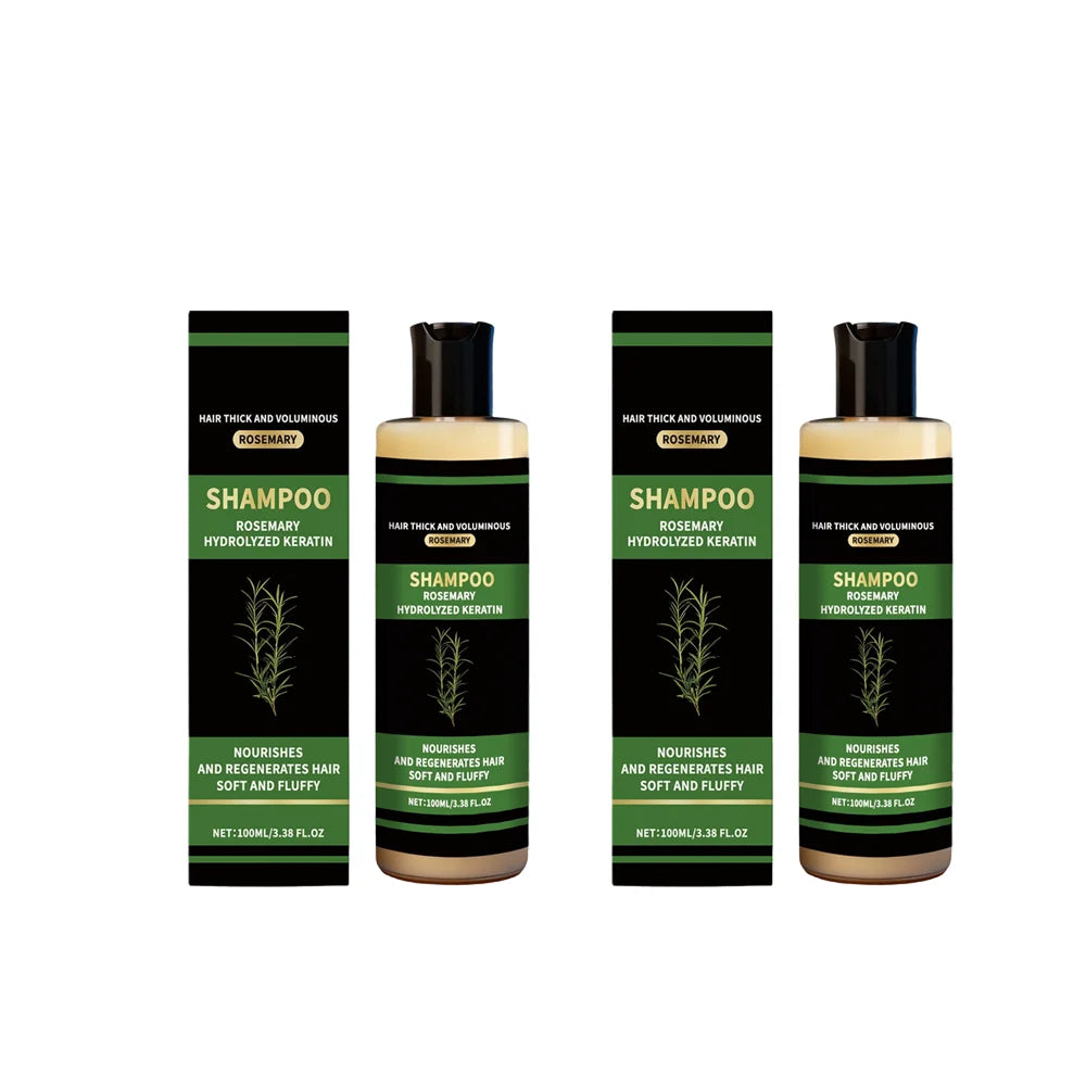 Rosemary Hair Strengthen Shampoo Hair Growth Dense Hair Prevent Breakage Nourish Scalp Remove Dandruff Hair Volumizing Shampoo