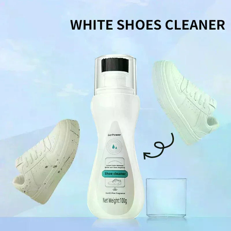 100ml White Shoe Cleaner Shoes Whitening Cleaner Sneaker Household Cleaner Strong Decontamination Foam Type Dry Cleaning Agent