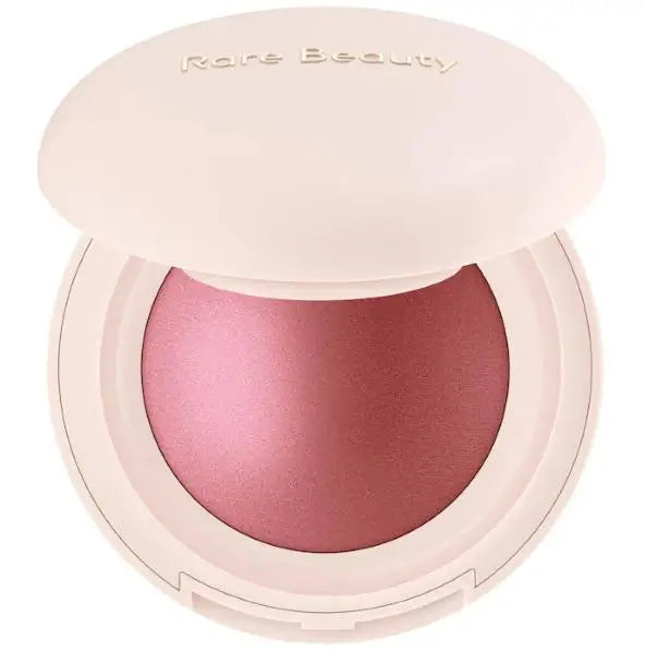 Rare Beauty Blush Brush Powder Dipped in Blush Cream Nearly Neutral/mauve Gives Lustrous and Bright Appearance Carry Convenient