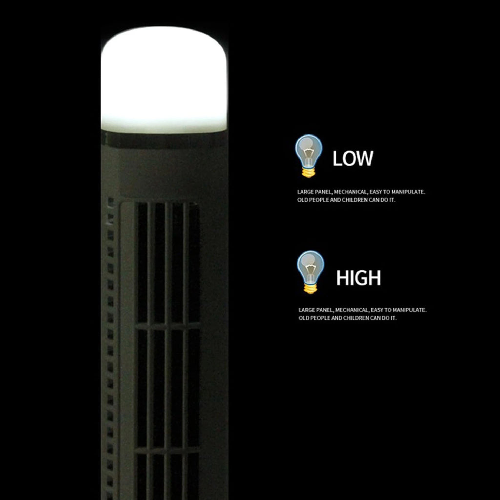 Portable USB Desktop Cooling Fan With Light Mute Bladeless Desk Fan For Home Bedroom/Office Compact Desktop