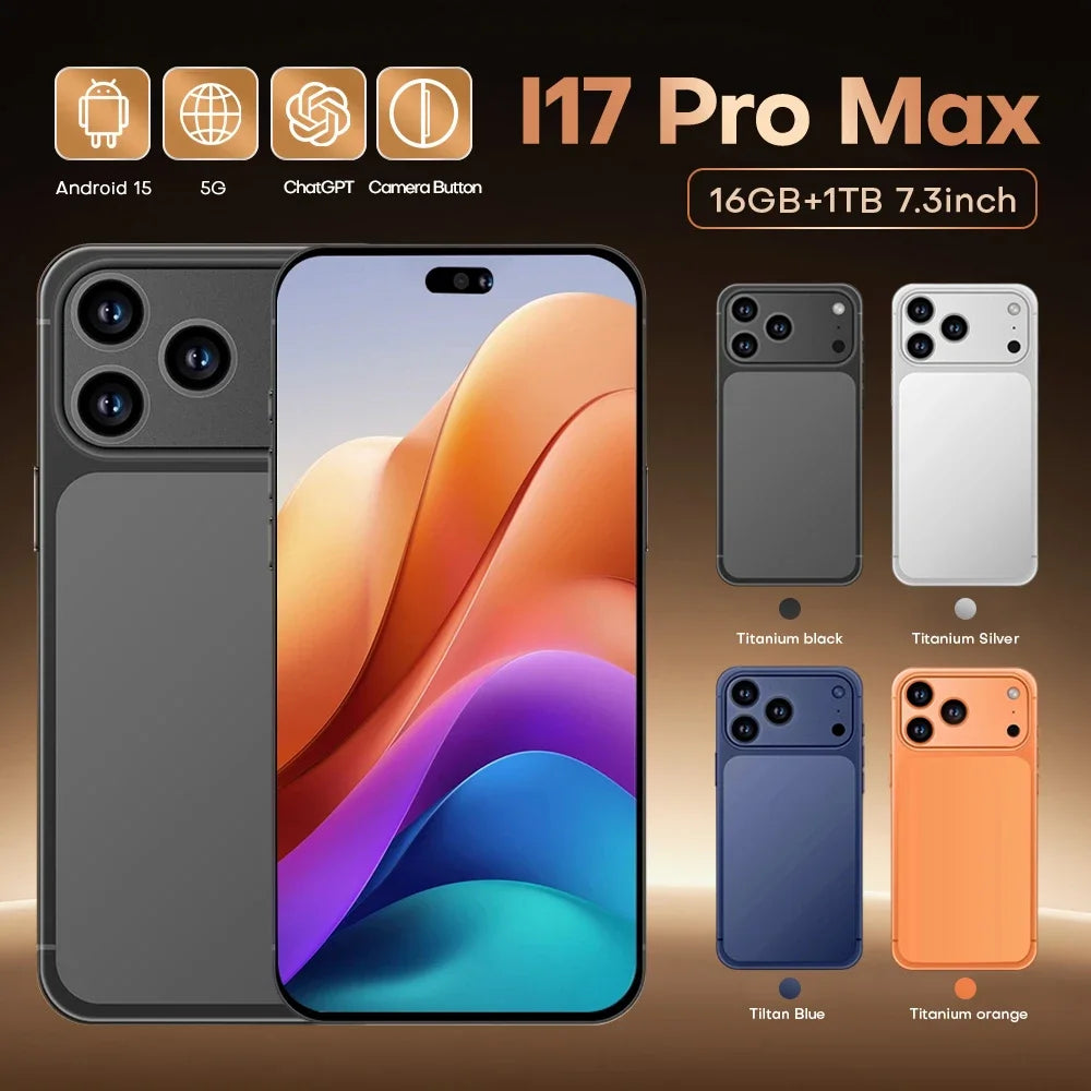 2025 I17 pro Max Original Tablet PC 5G Dual Card Dual Standby Android 15 Global Version 8000mAh Intelligent Battery Tab