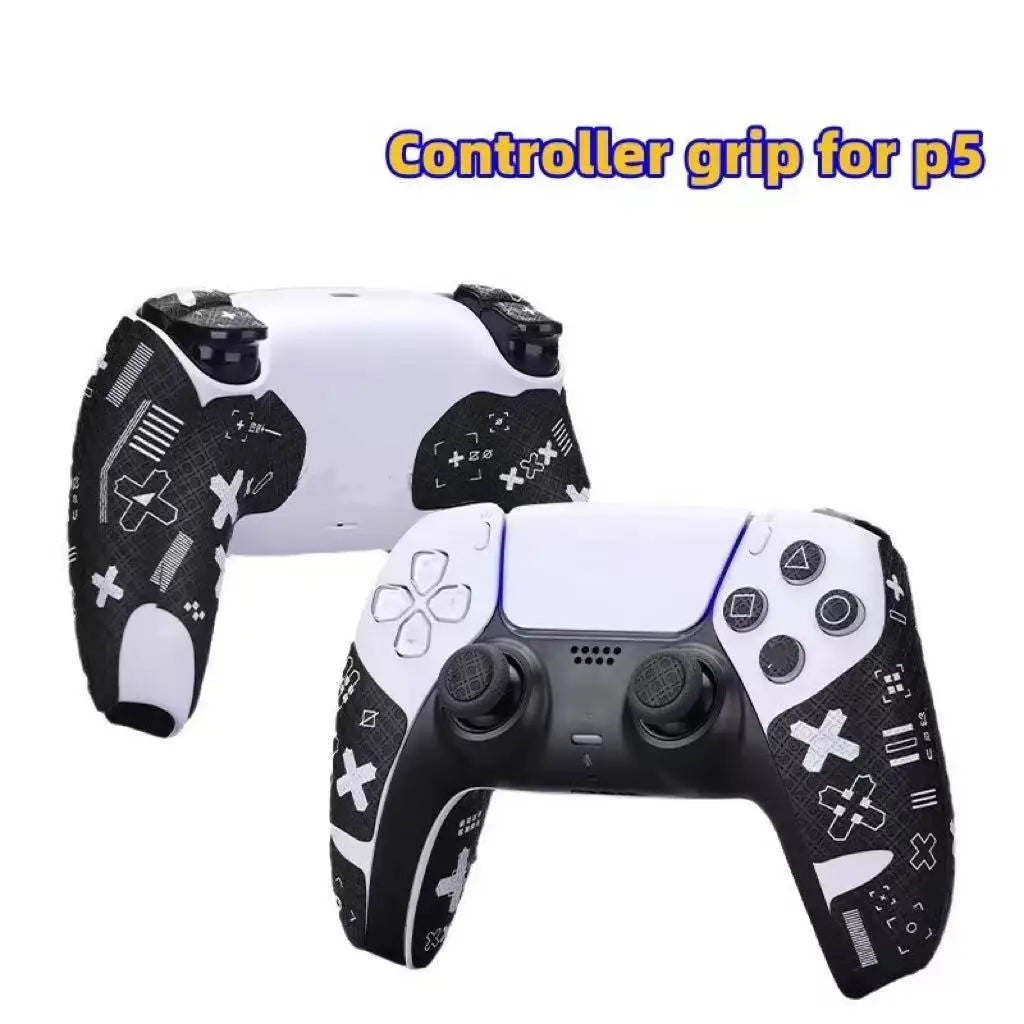 Controller Grips Compatible with PlayStation5 Edge Controller Anti-Slip Soft Rubber Pads Handle Grips Accessories Skin for PS5