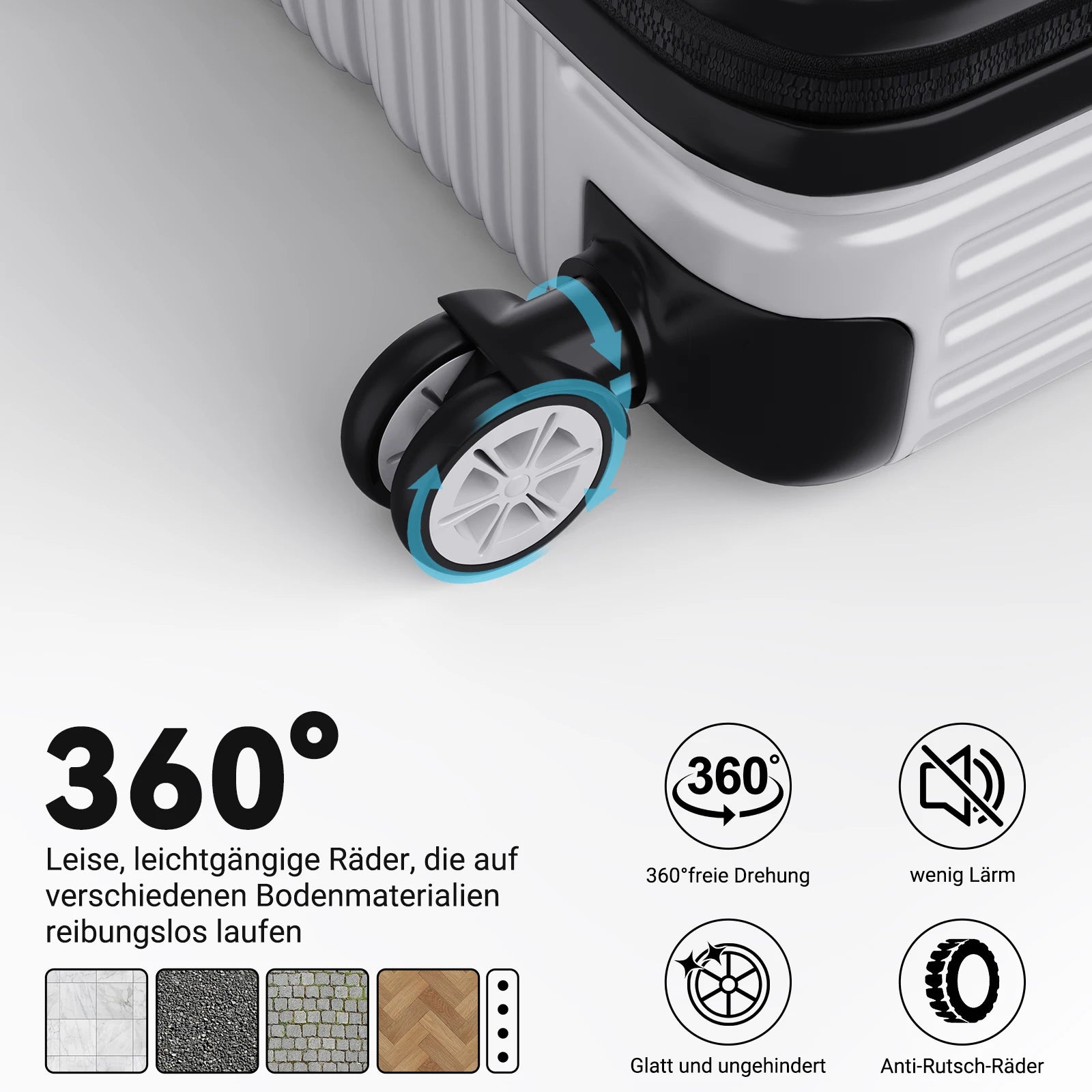 Comanlai Travel Suitcase Set of 3 Hard Shell Luggage 20/24/28 Inch 360° Spinner Wheel TSA Lock For Air Train Travel for Students