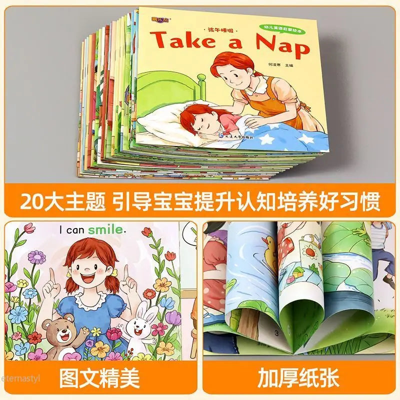 BOOKD OFToddler Baby English Enlightenment Picture Book Audio Edition Preparatory Entry Level Children's Graded Reading Early Ed