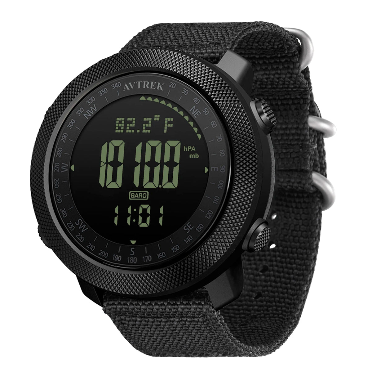 Avtrek Sport Digital Watch Military Army Watches Men's Outdoor Hiking Compass Waterproof Altimeter Barometer Tourist Wrist Watch