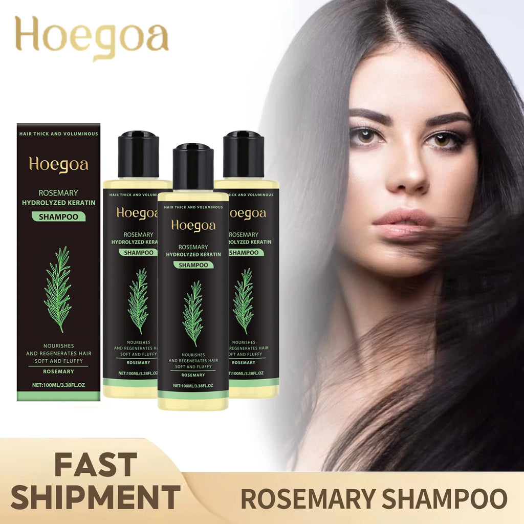 Rosemary Shampoo Hair Growth Deep Cleansing Scalp Anti Dandruff Oil Control Strengthening Root Nourish Hair Volumizing Shampoo