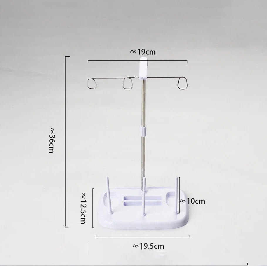 3 Spool Thread Holder Stand Light Weight Embroidery Machine Wire Rack For Domestic Sewing And Embroidery Machine Accessories
