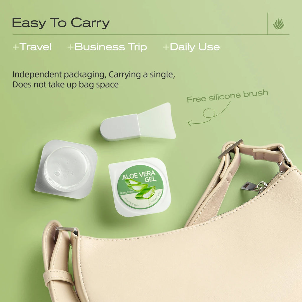 Aloe Vera Gel Set Suitable for body and facial care Contains aloe vera ingredients for hydration, deep cleansing