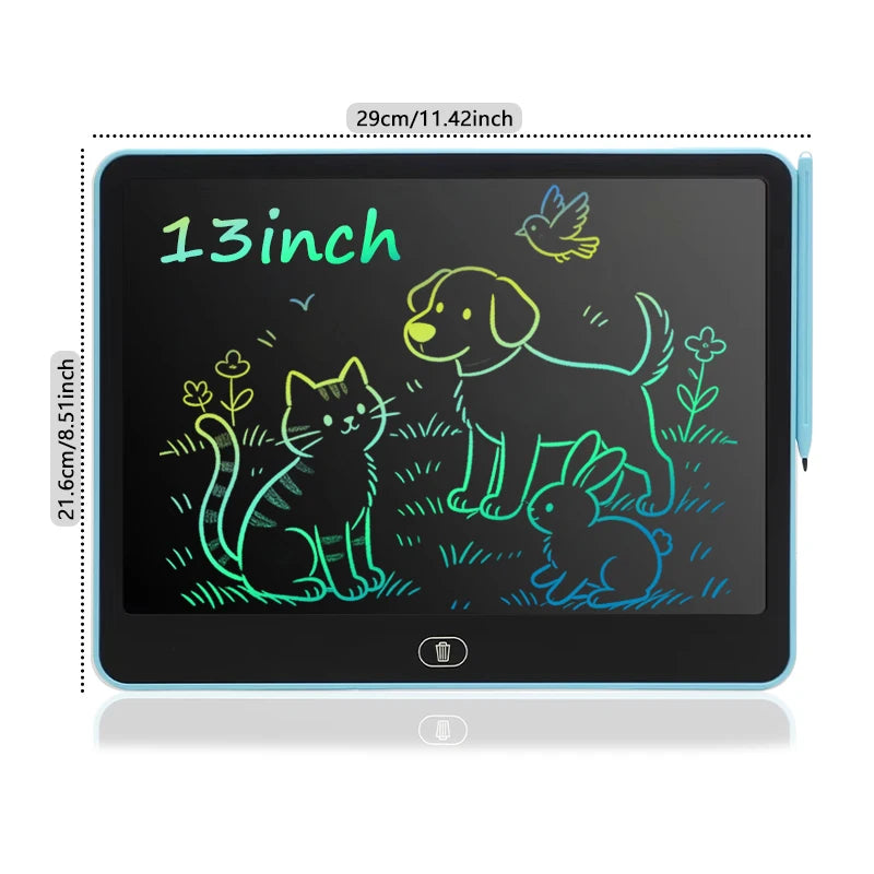 16/13/11/8-inch kids LCD Drawing Board Portable Digital Sketchpad for Art Creativity And Learning Doodle Board Educational Toys