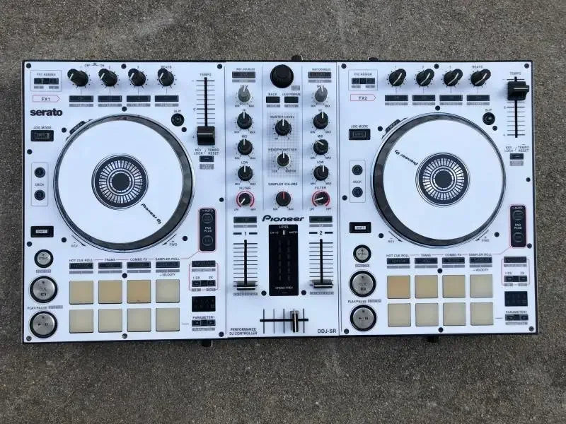 Not DJ Controller!!Skins Pioneer DDJ-SR Controller Is Fully Surrounded By Protective Stickers.