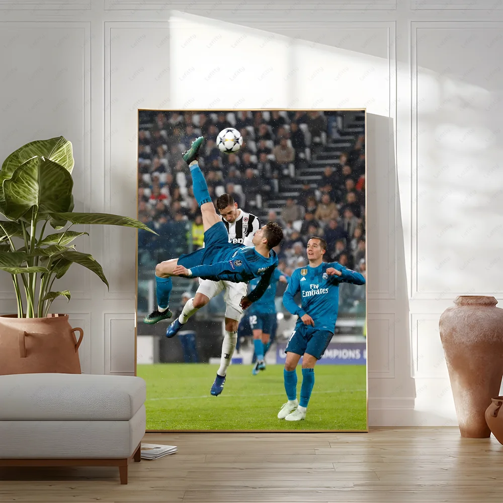 C-Cristiano R-Ronaldo CR7 Classic Vintage Poster Wall Art Painting Study Nordic Home Decor