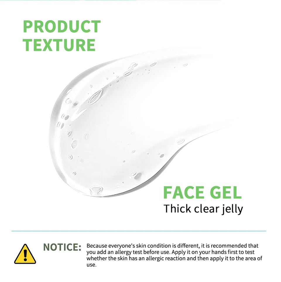 Aloe Vera Gel Lightening Moisturizing Soothing Natural Organic Aloe Vera Gel Reduce Redness Hydrate Exfoliation Skincare