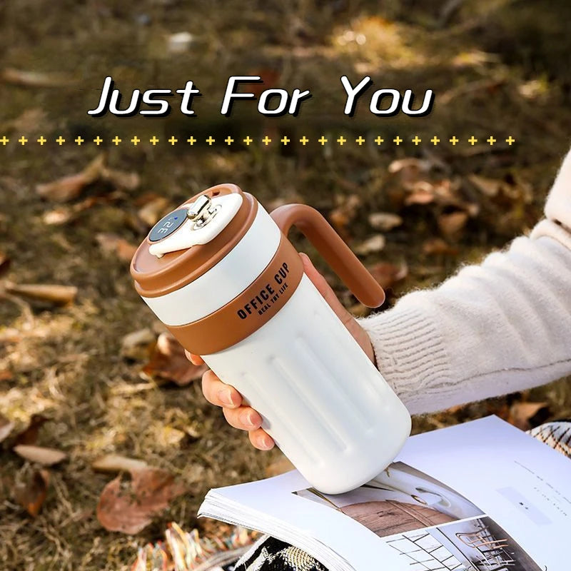 Xiaomi 650ml Smart Coffee Thermos Mugs Stainless Steel 316 Vacuum Flasks Temperature Display Portable Coffee Cups with Handgrip