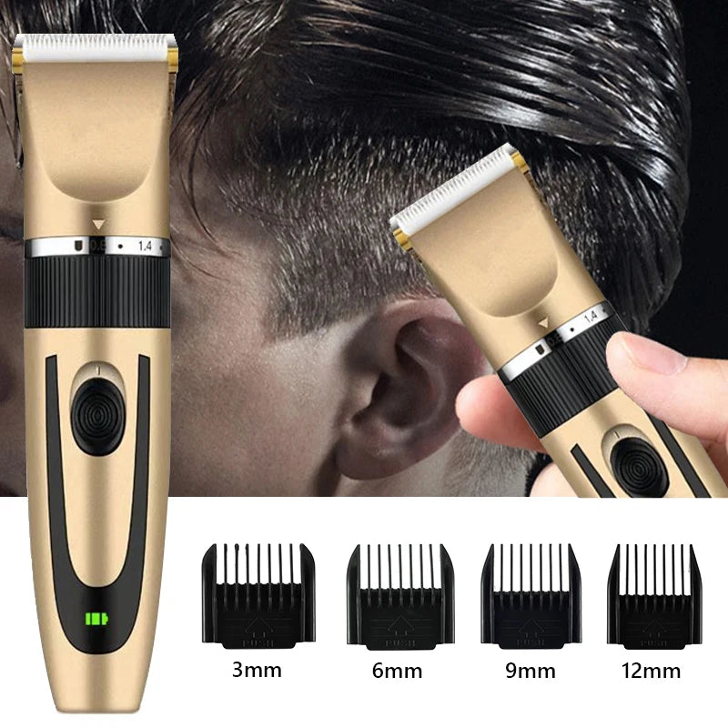 Electric Hair Trimmer Shaver Home Trimmers For Men Hair Clipper Professional Rechargeable Shavers Barber Hair Cutting Machine