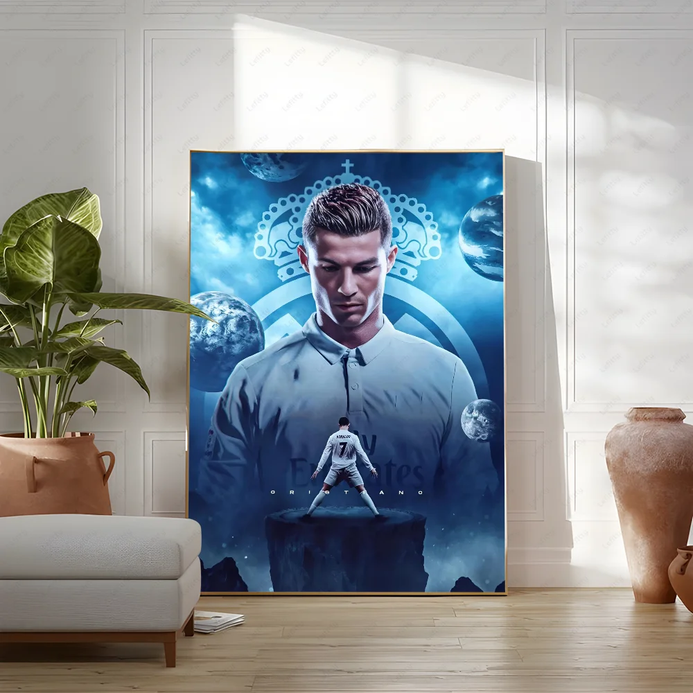 C-Cristiano R-Ronaldo CR7 Classic Vintage Poster Wall Art Painting Study Nordic Home Decor