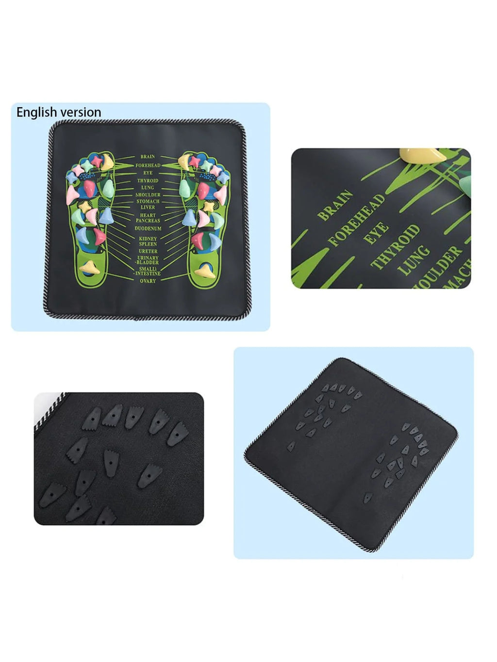 1PC Autumn and Winter Acupressure Plate Foot Massager  Imitation Pebble Foot Massage Pad  Foot Massage Wonder
