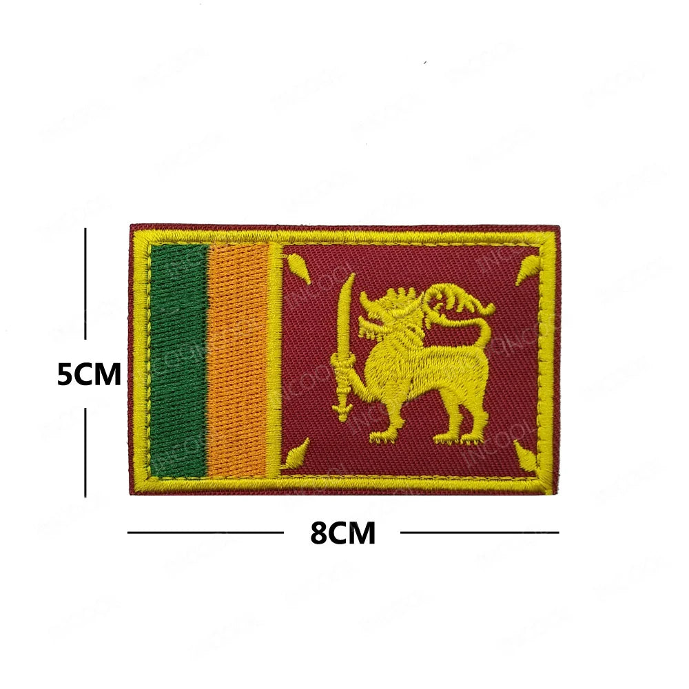Africa Egypt Kenya Algeria Nigeria Tunisia Morocco Mauritius Guyana South Sudan Ghana Liberia Niger Congo Senegal Flag Patches