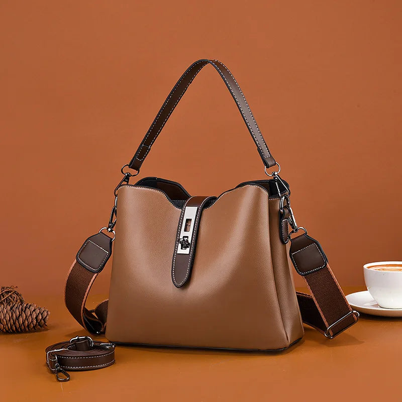 New Casual PU Backpack Women Shoulder Bags School Bags for Teenage High Quality Travel Tote Packbag Mochila Crossbady Bag Gril