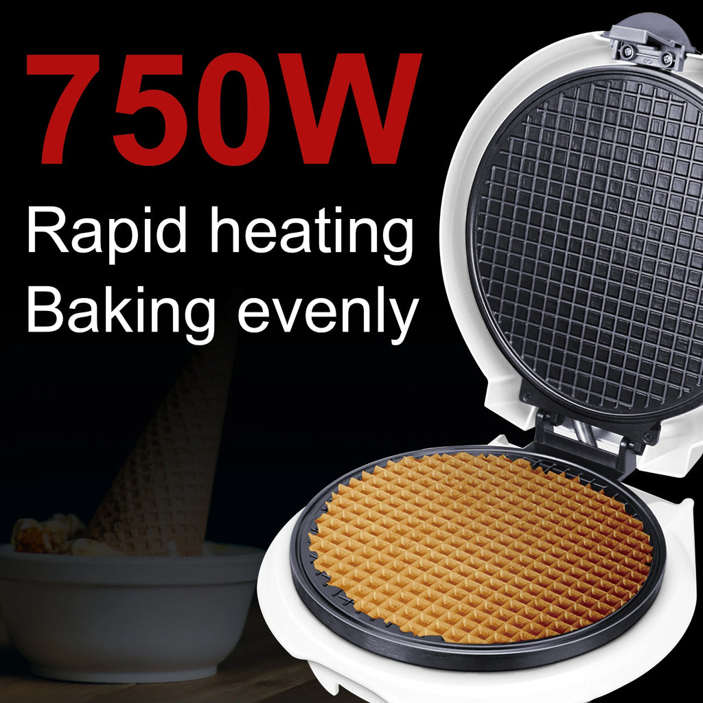 Electric Egg Roll Maker Crispy Omelet Mold Crepe Baking Pan Pancake Bakeware DIY Ice Cream Cone Machine Pie Frying Grill Sonifer