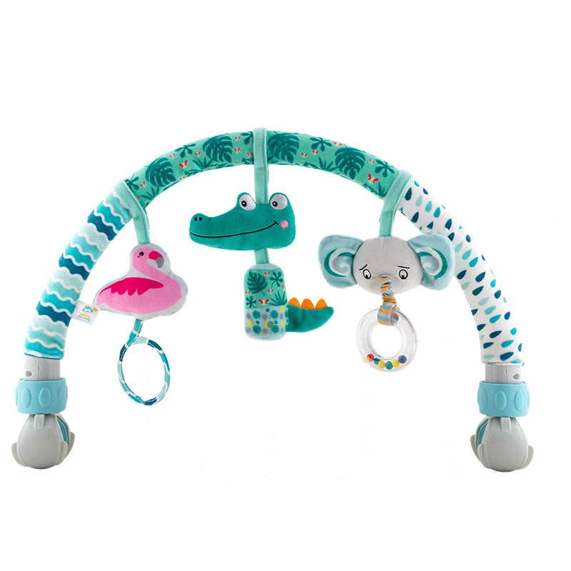 Children Activity Arch Toys Sensory Development Fine Motor Skills Toys Collapsible Hanging Mobile Toys Baby Car Seat Toys Gift