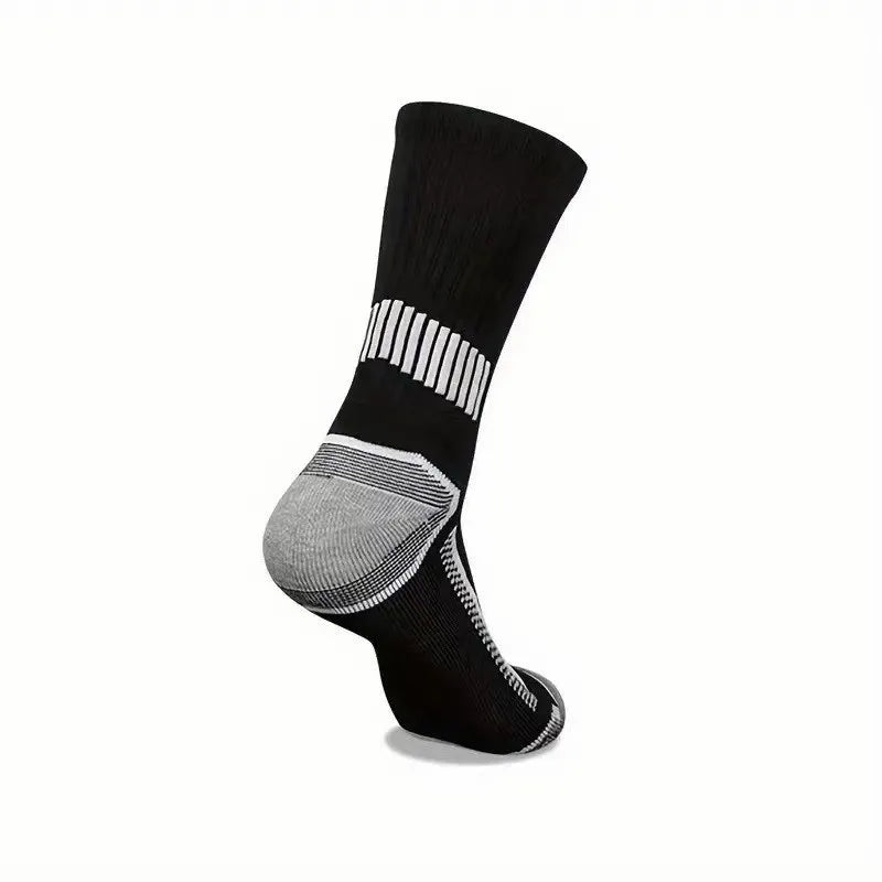 6/12 Pairs Men Mid Tube Casual Basketball Socks Soft Comfortable Breathable Odor Proof Sweat Absorbing All Season Sports Socks