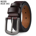 Large Size 105-140 150 160 170cm Genuine Leather Jeans Belt 3.8CM Cowhide Copper Buckle Waistband Casual Luxury Male Strap Cinto