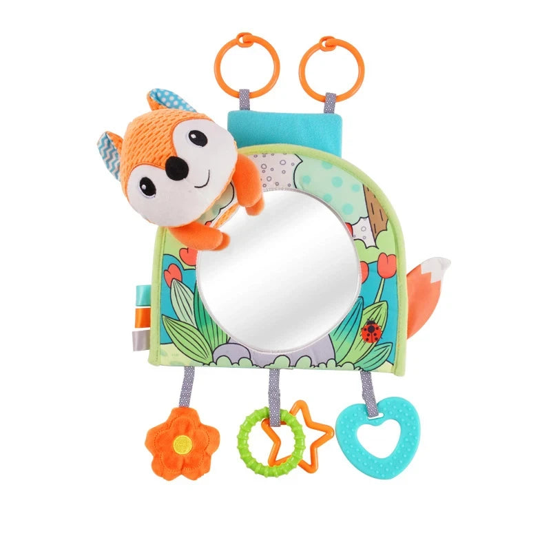 Baby Car Seat Mirror Infant Car Back Seat Rear View Mirror Kids Monitor Adjustable Education Sensory Toys for Children Travel