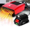 Top Deals 4 In 1 Car Heater Electric Cooling Heating Fan Electric Windshield Defogging Demister Defroster For  18V Battery