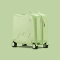18 Inch Kids Luggage Can Sit and Ride on Suitcase  Carry-on Luggage Bag Travel Suitcase for Children Trolley Case With Wheels