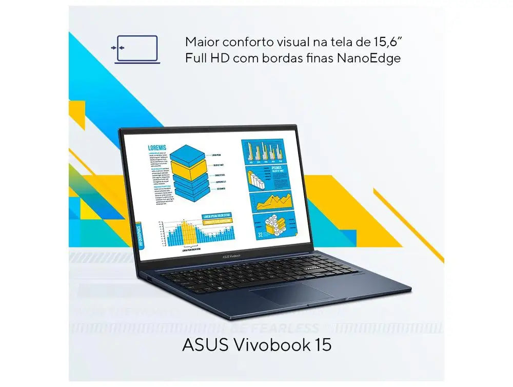 ASUS Vivobook 15 Intel Core i5 1334U 8GB RAM 512GB SSD 15,6 "Full HD Windows 11 X1504VA-NJ3957W